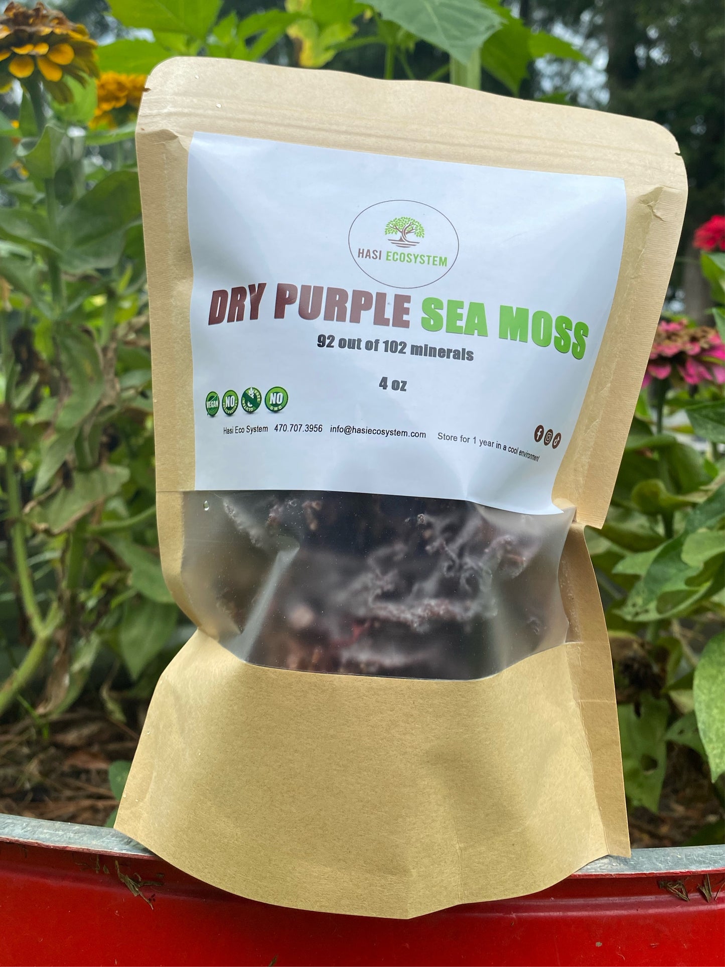 Dry Purple Sea Moss